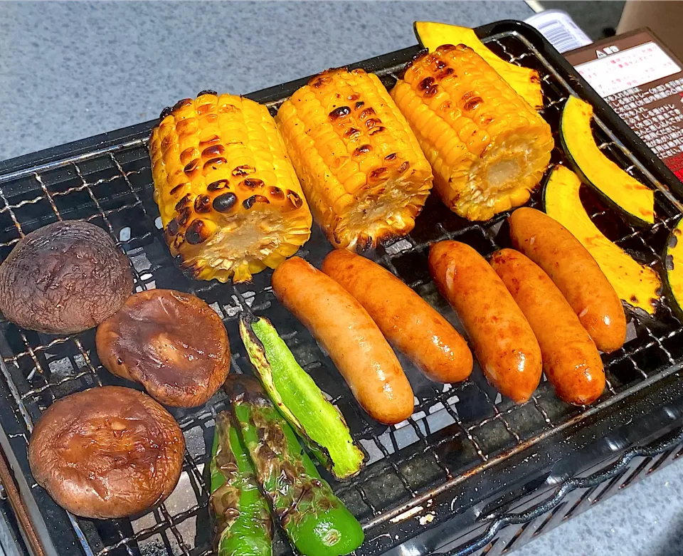 自宅の庭でBBQ|Kouji  Kobayashiさん