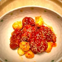 ヤンニョムチキン🐔|いちご大福さん