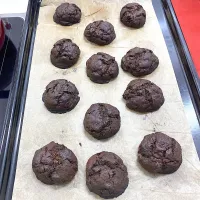 Double Dark Chocolate Chip Cookies @ssbakery.co|asalmousawiさん