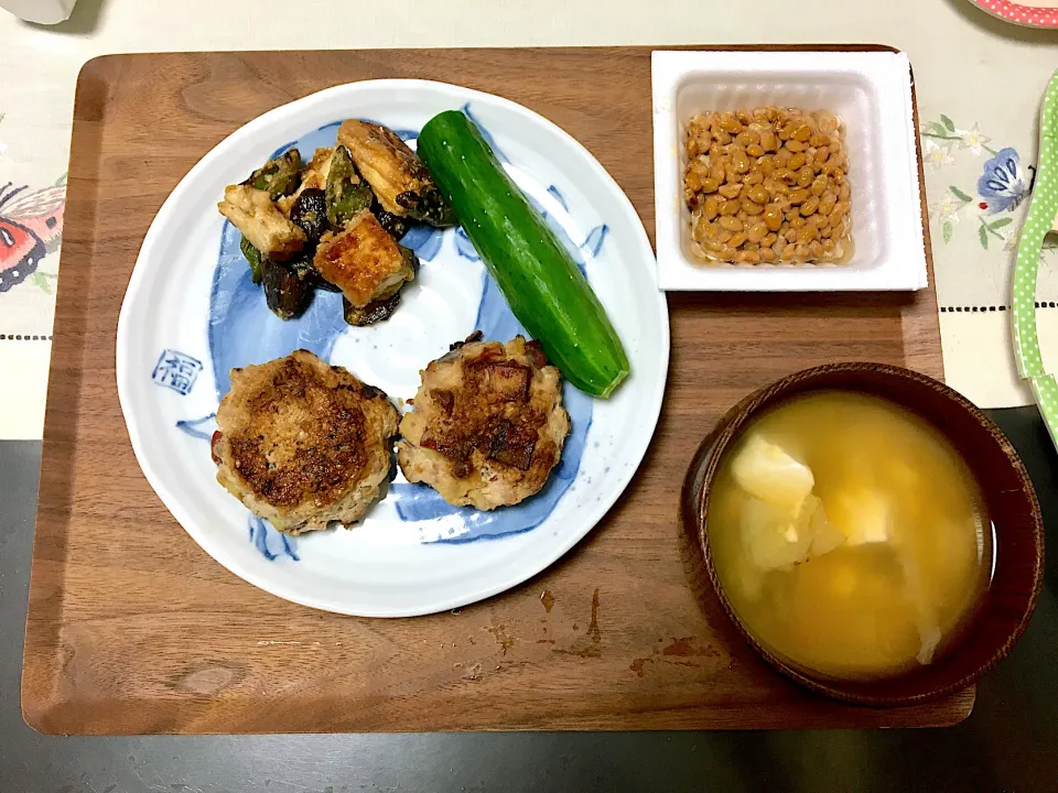 Snapdishの料理写真:さつまいも入りつくねのご飯|みよさん