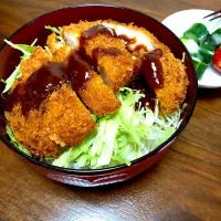 Snapdishの料理写真:がっつりカツ丼|まるさん