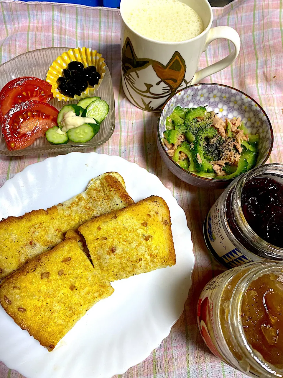 今日の朝ごはん。フレンチトースト。|くのっちさん