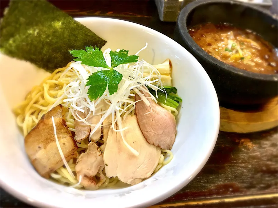 国産合鴨肉使用　限定特製つけ麺|リフルシャッフルさん