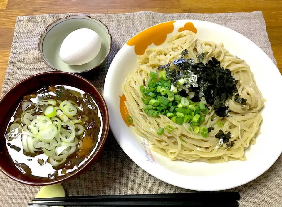 スタ満ソバ鍋ラーメンの残りスープでつけ麺〜٩̋(๑˃́ꇴ˂̀๑)！！|morimi32さん