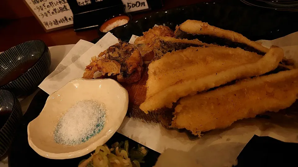 鰈の一枚揚げ|ちびめがさん