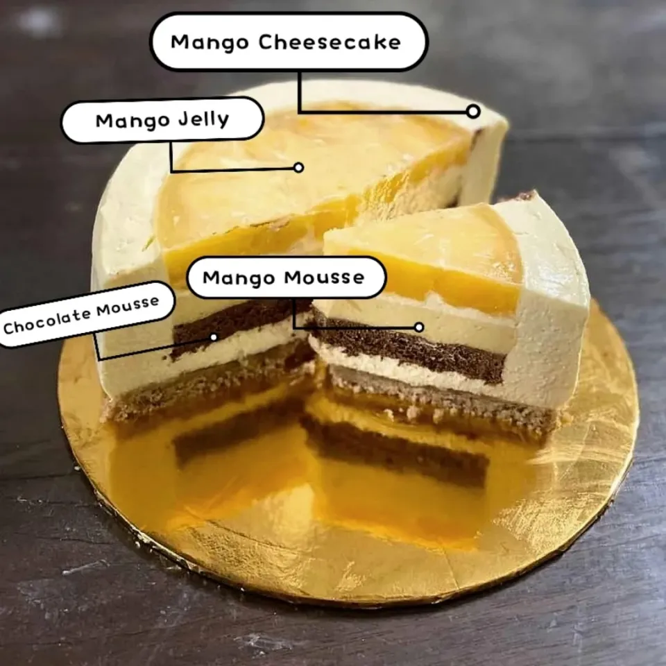 No-bake Mango Chocolate Cheesecake
#ilovebaking #passionatebaker #cheesecake #nobakecheesecake #mangocheesecake #chocolateand mangomousse #chocolatemousse #food|Ailay Limさん