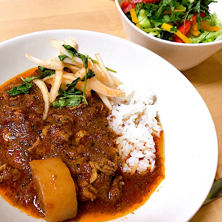 豚肉と大根のスパイスカレー|Taichi_cookingさん