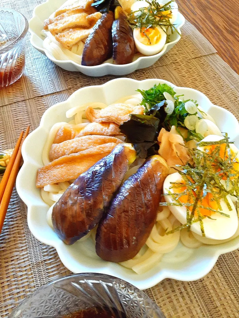 猛暑のお昼ご飯は冷やしうどん☺️|fumfumさん