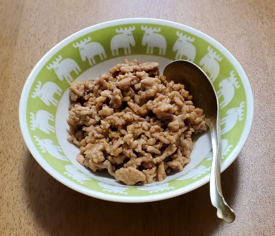 今宵のご飯のお伴は、肉味噌そぼろ|ナナさん