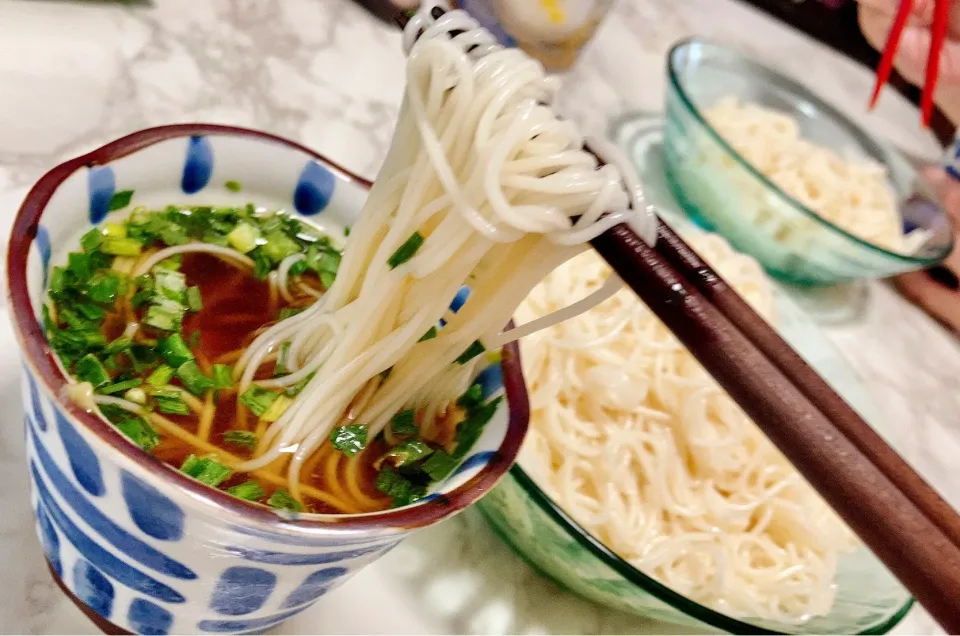 酷暑のお昼☀️ そー麺でお腹いっぱい😁💦|ジイジさん