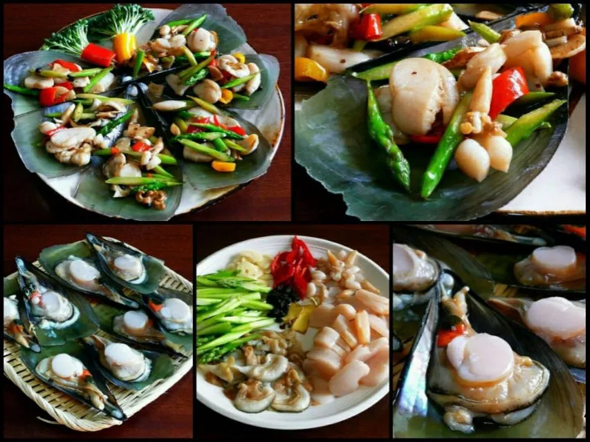 saute scallops with asparagus|steven z.y.さん