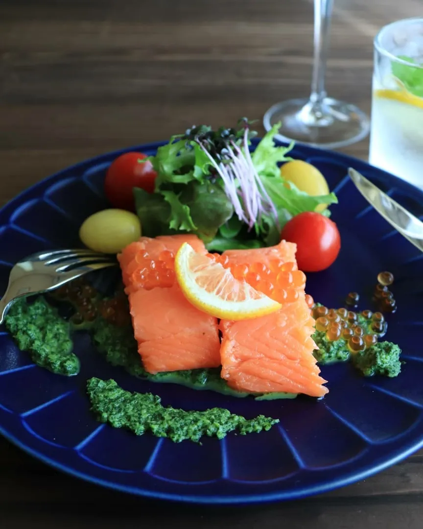 Snapdishの料理写真:🌱低温調理でサーモンのコンフィ🌱|ayaoさん