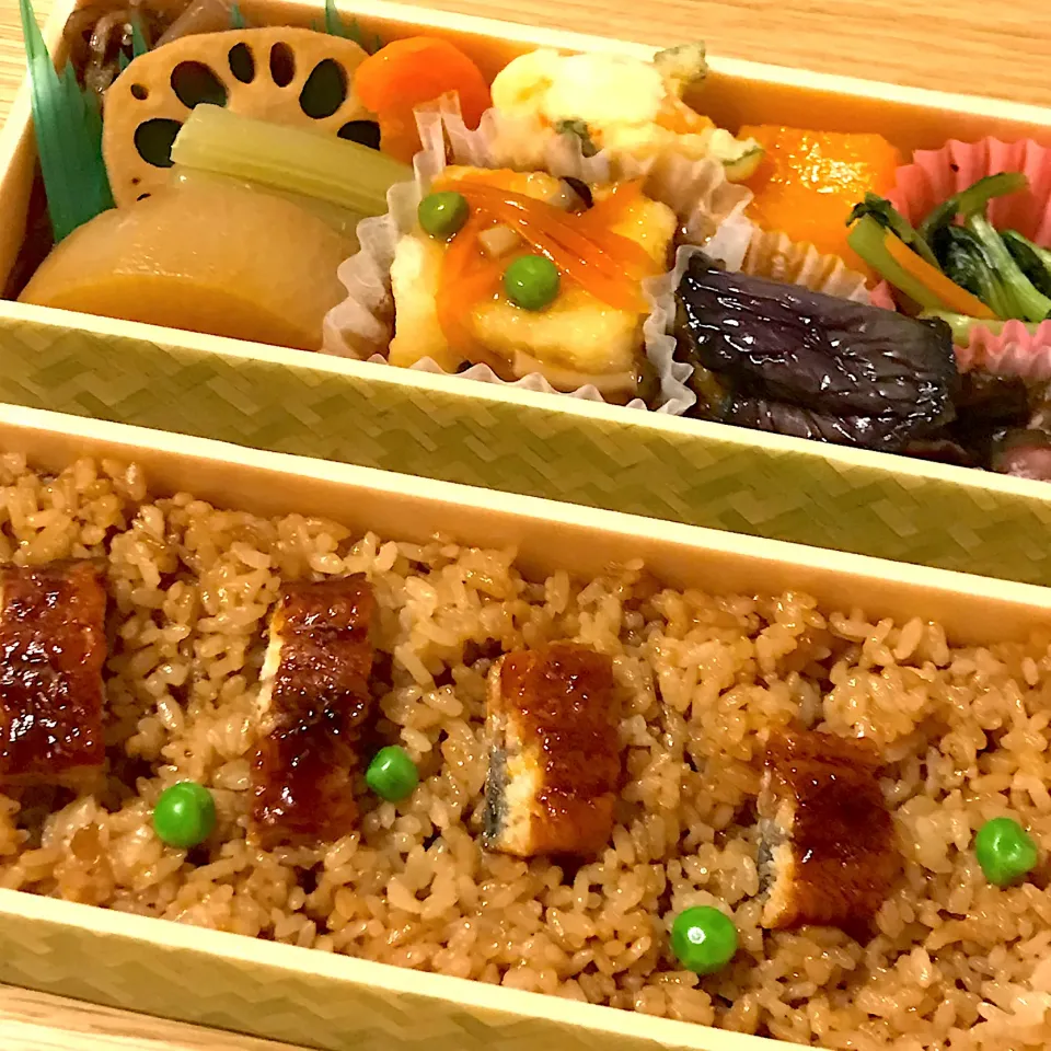 うなぎ炊き込みご飯二段弁当☆まつおか|leimomiさん