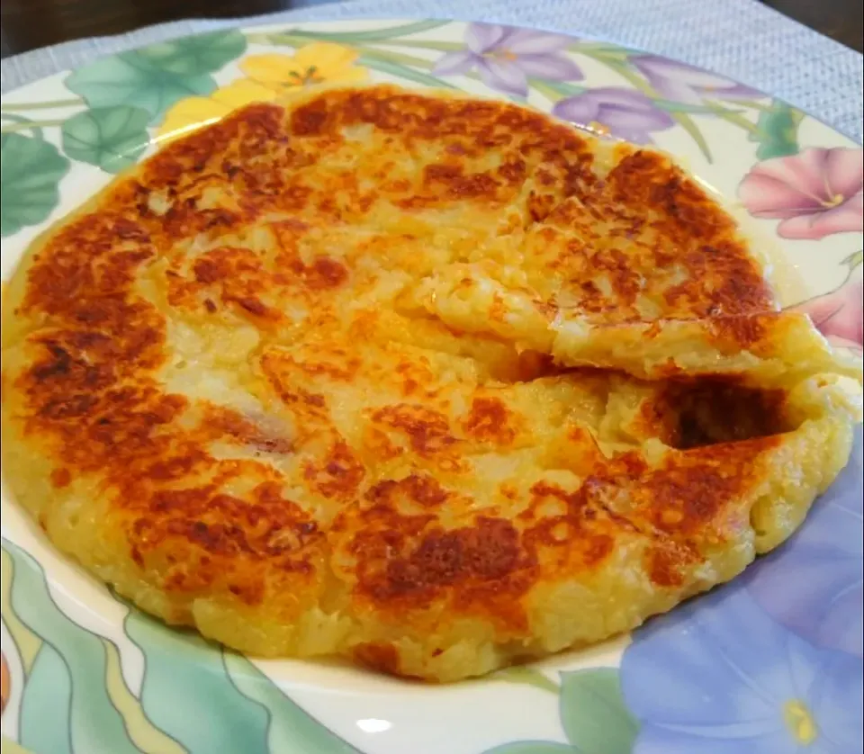 チーズとポテトのパリパリ焼き(^o^)|しーPaPaさん