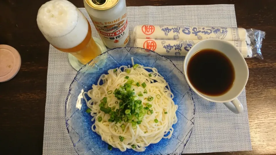 Snapdishの料理写真:冷や麦(*^^*)|しーPaPaさん