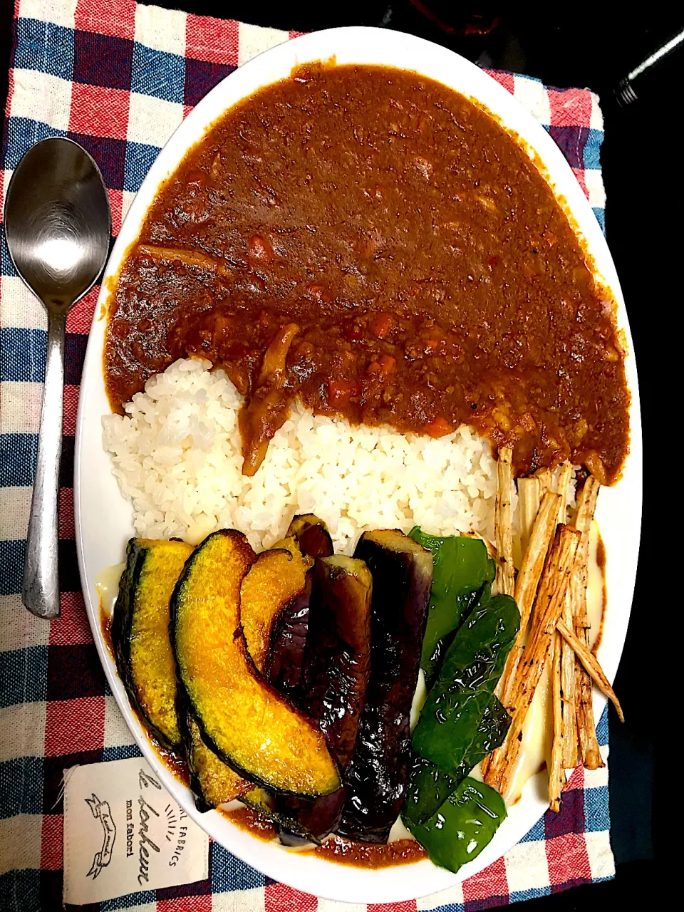 揚げ焼き野菜のスパイシーカレー🍛|コバやんさん