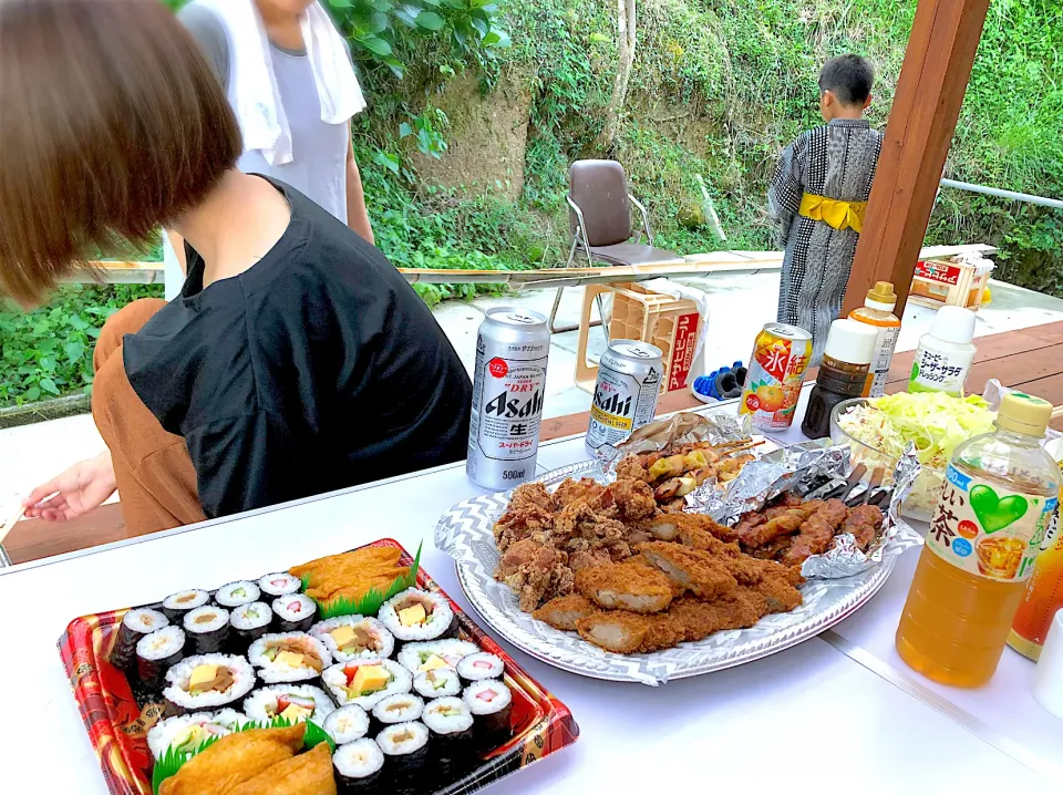 Snapdishの料理写真:素麺流し〜|けんママさん