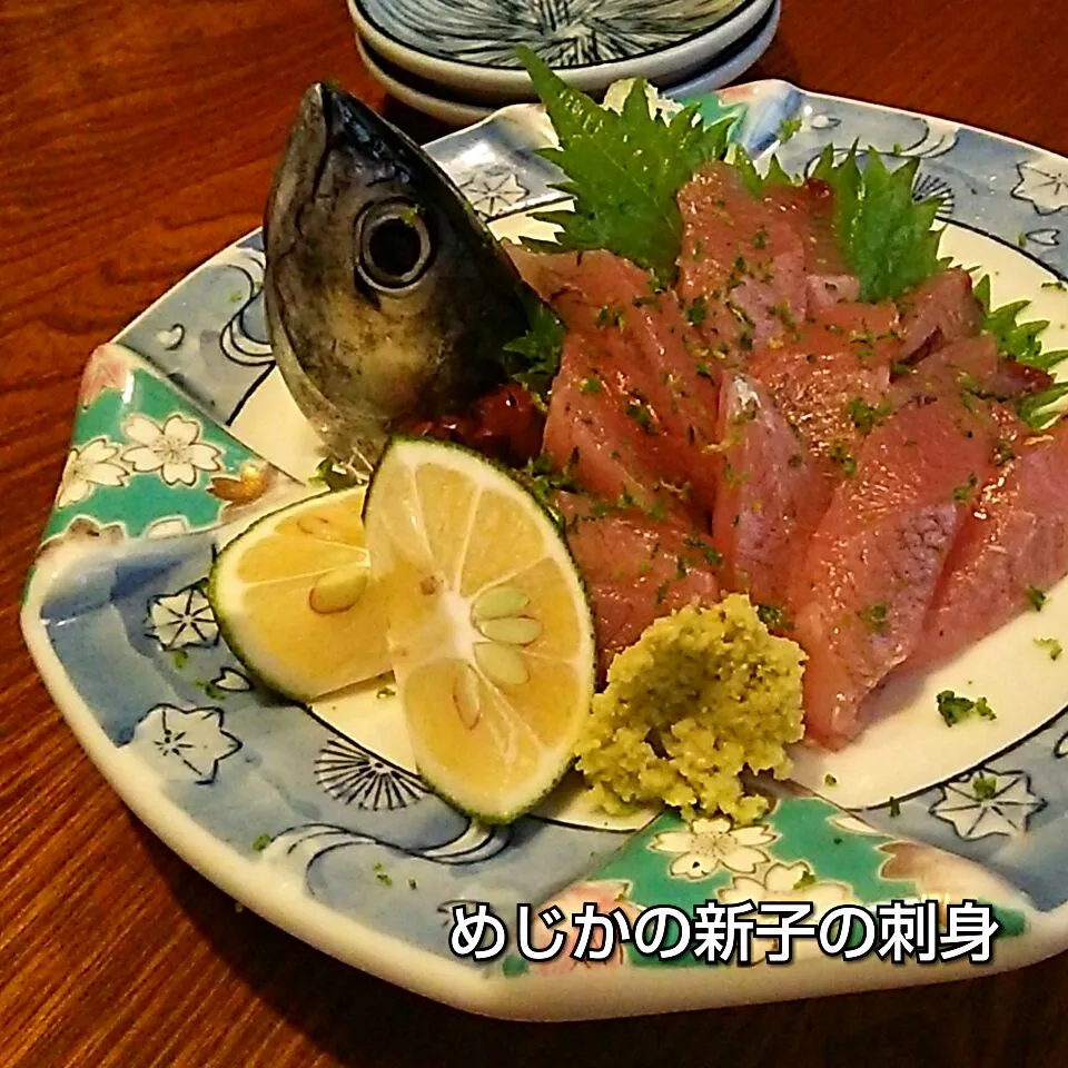 めじか（宗田鰹）の新子のお刺身|ゆっこさん