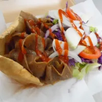 Snapdishの料理写真:Doner in pitta|Pritesh Hathaliaさん