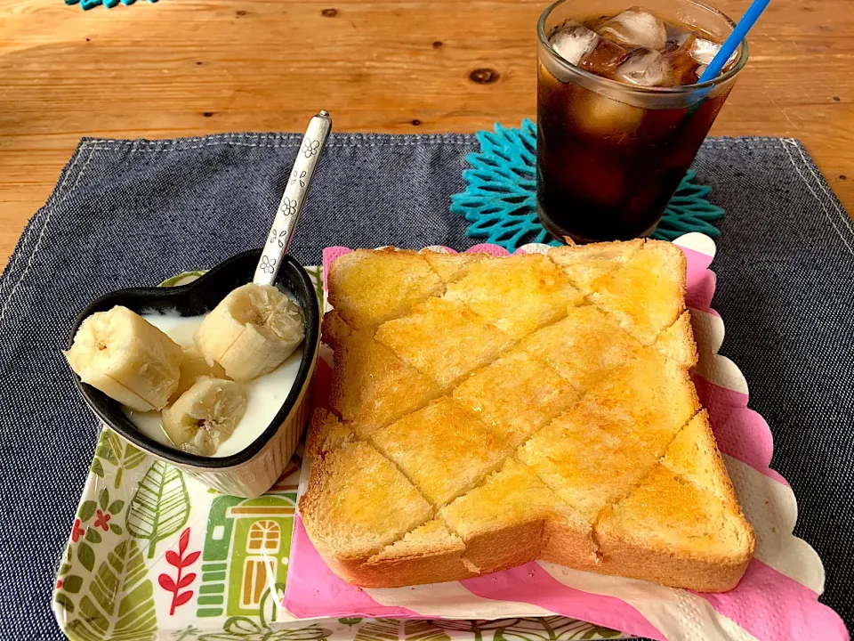 今日の朝ごぱん（R2.8.16）|え〜かさん