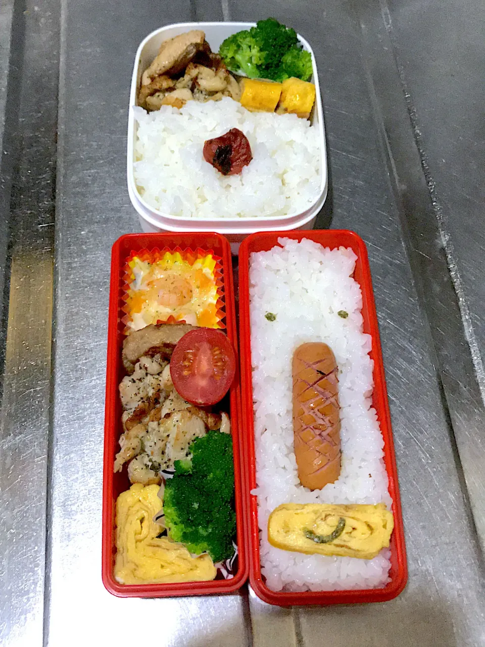 バジルチキン焼きのお弁当♪|こーやさん