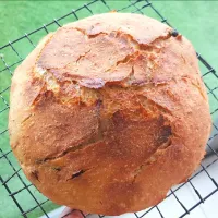 morning bakes sourdough with raisins.|Elaine Tanさん