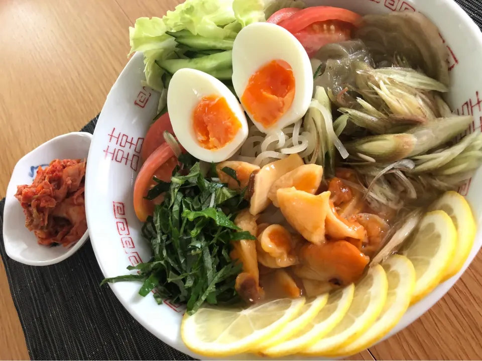 Snapdishの料理写真:ホヤ冷麺|Kazuhiro Nagasawaさん