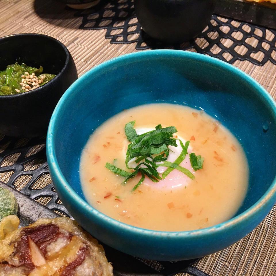 温玉の冷やし味噌汁