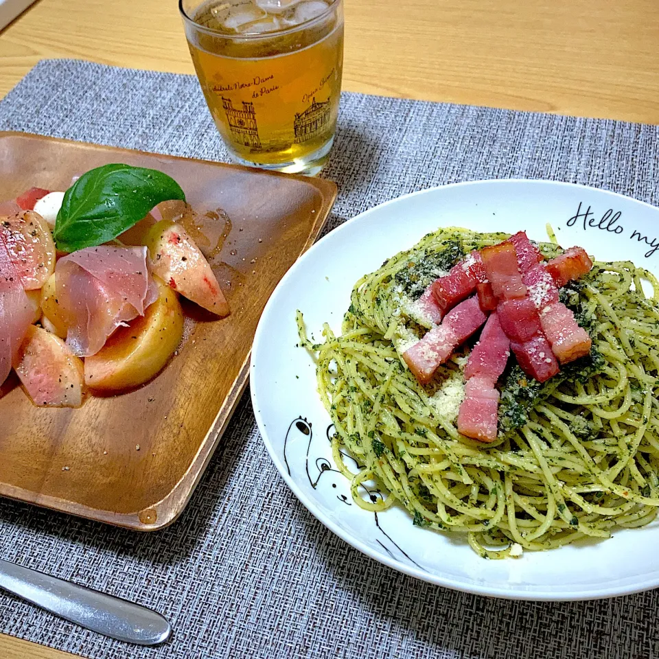 夕食|ツインうさぎさん