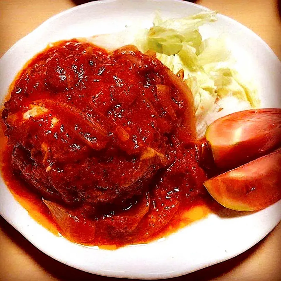 My Twins cooking today big shook Hamburger with onion gravy|Emanuel Hayashiさん