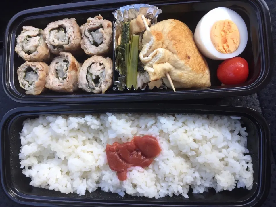 弁当　バジルとチーズの豚肉巻き|ssssskkkkkさん