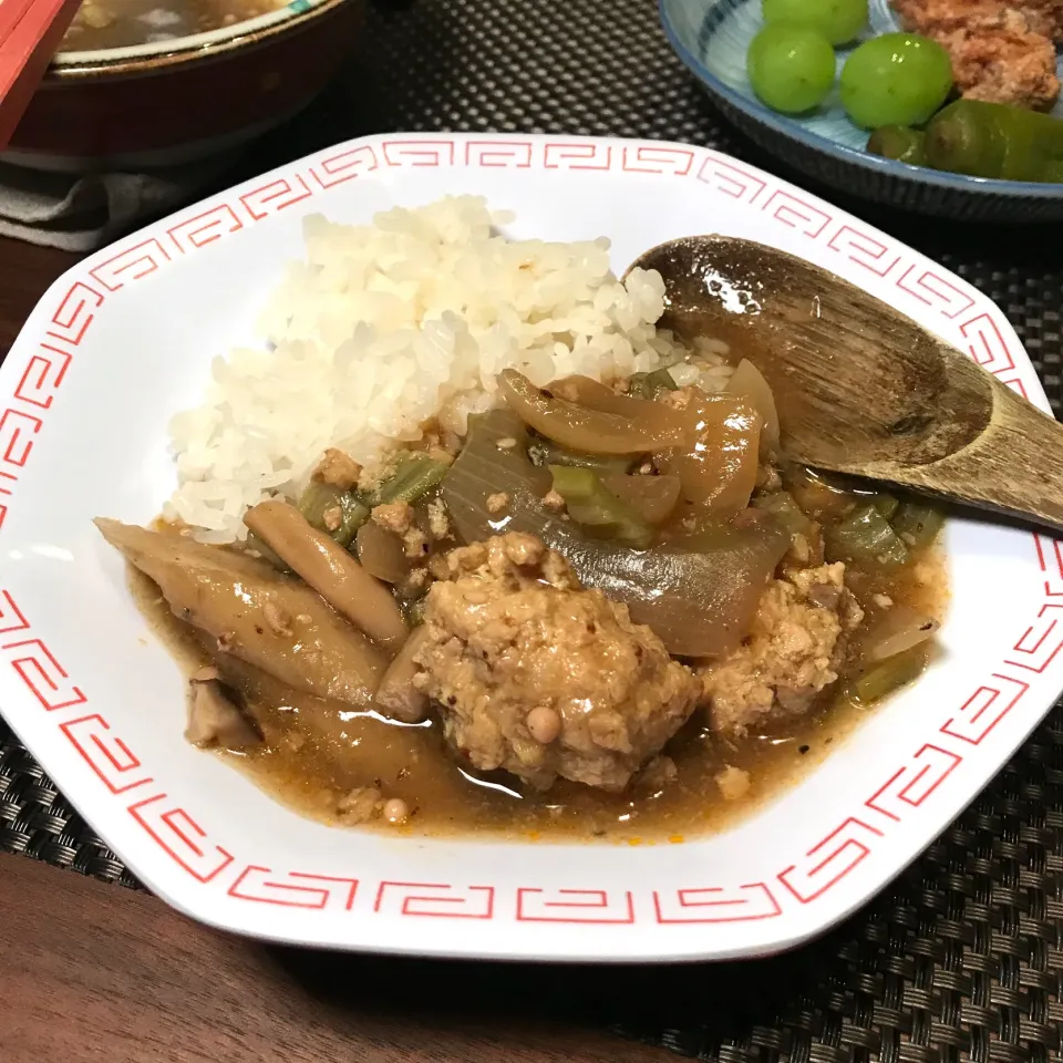 Snapdishの料理写真:酸辣湯ぽいスープメシ|麻紀子さん