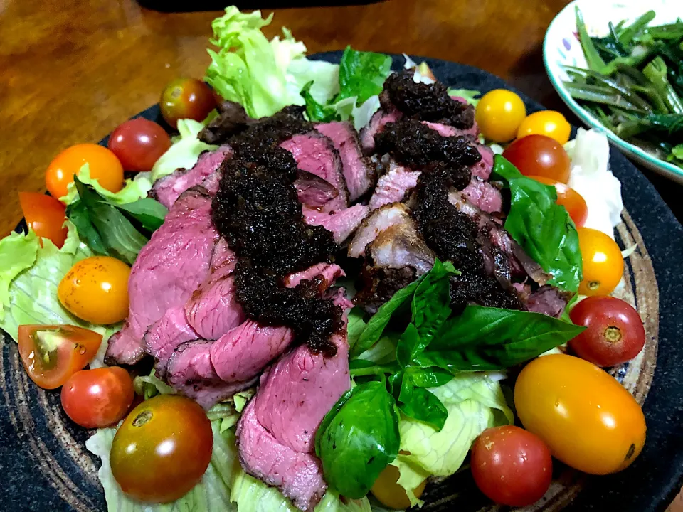 鹿肉の低温焼きと称してお湯にドボン|さんだーさん