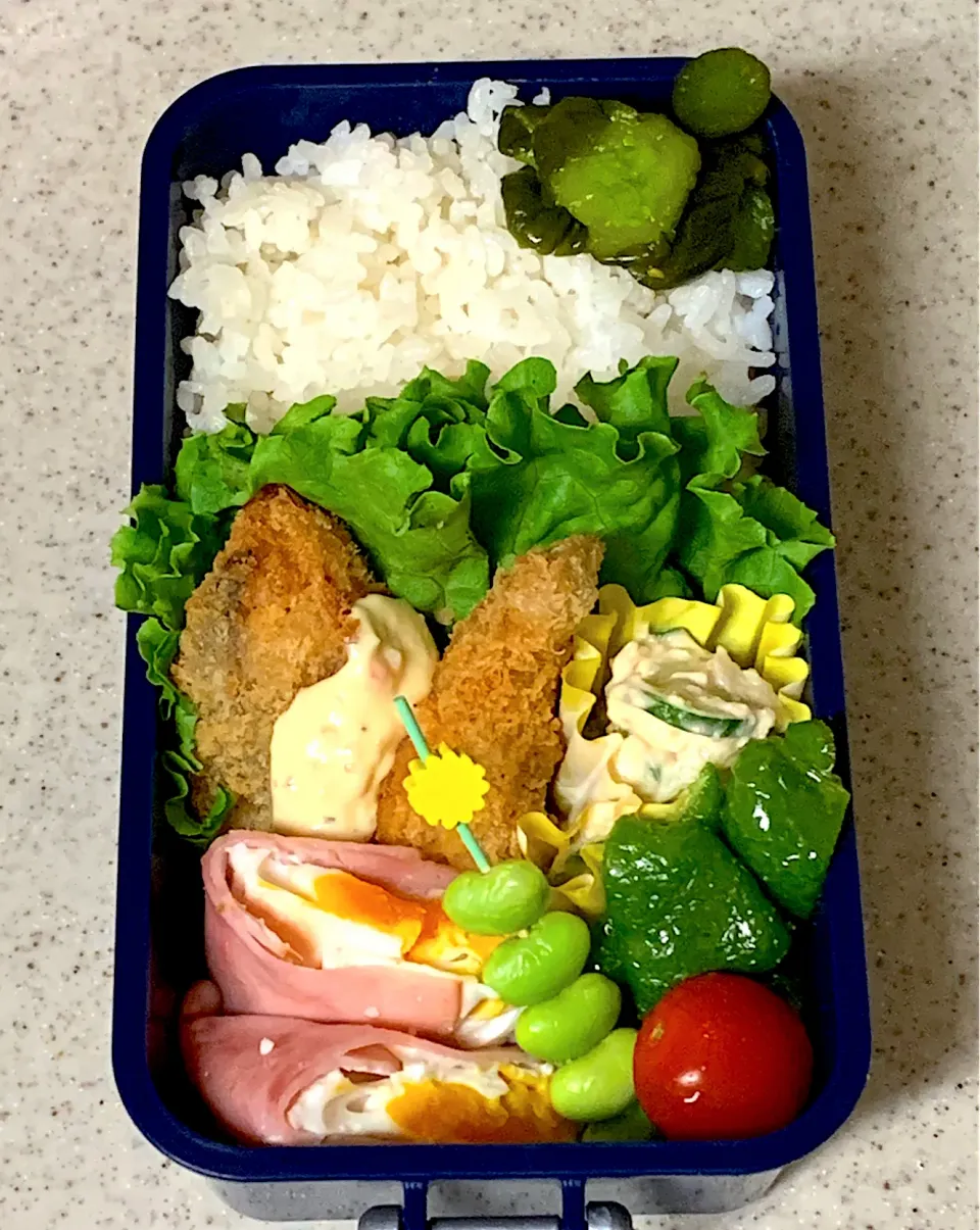 Snapdishの料理写真:鮭フライ弁当|besさん