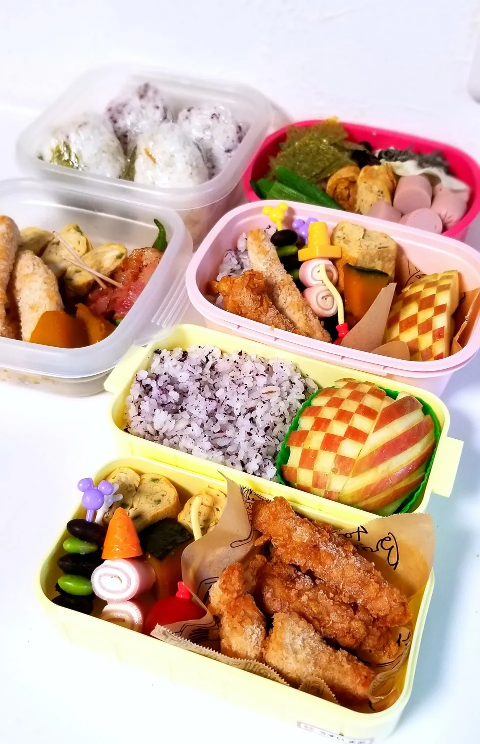 Snapdishの料理写真:8/17四人弁当|ゆきこさん