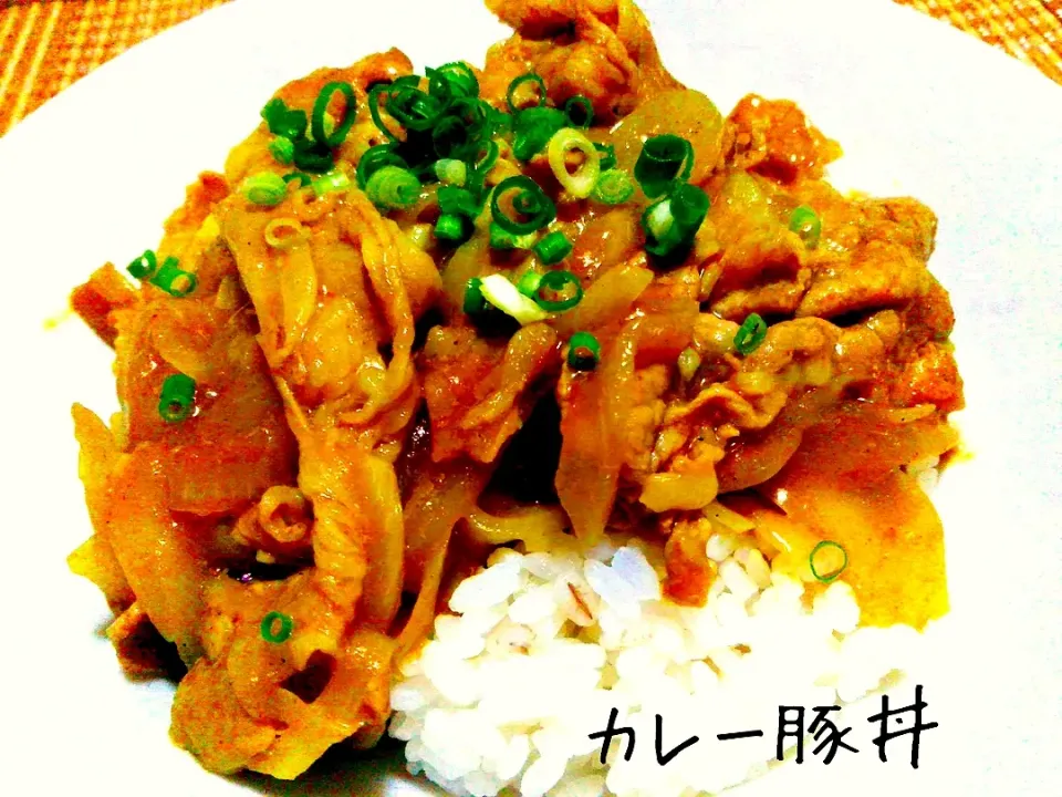 香りで食欲そそられる♬カレー豚丼|あんみっちゃんさん