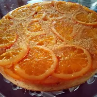 orange upside down cake|sadiaさん