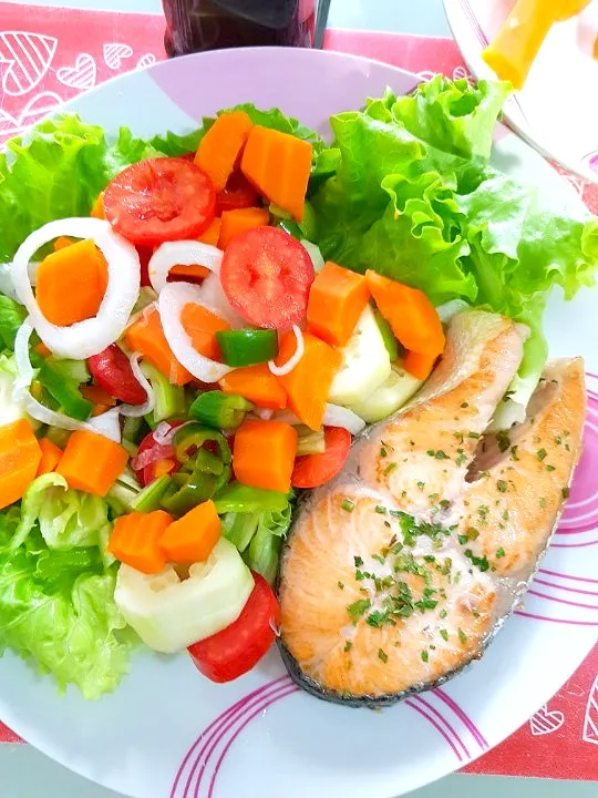 #salmone e verdure|Mirco Bianco Fabiさん