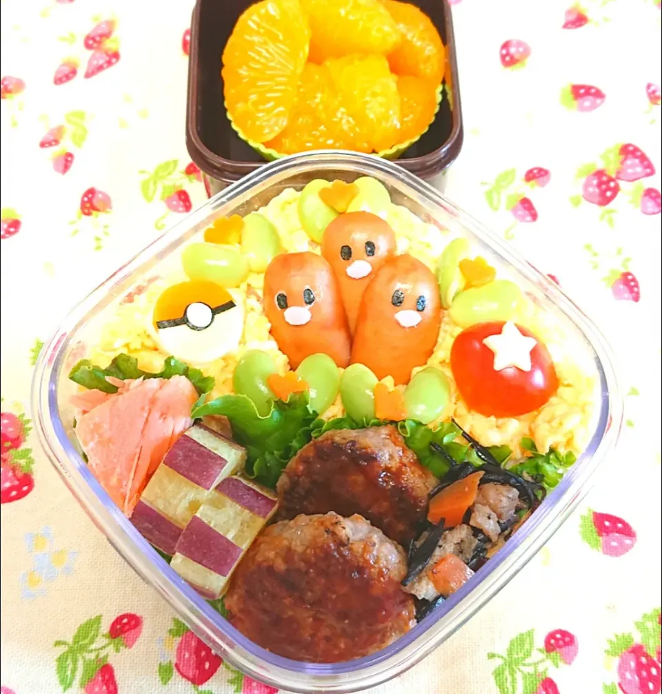 ポケモンのダグトリオ弁当❤️|みちゅあしさん