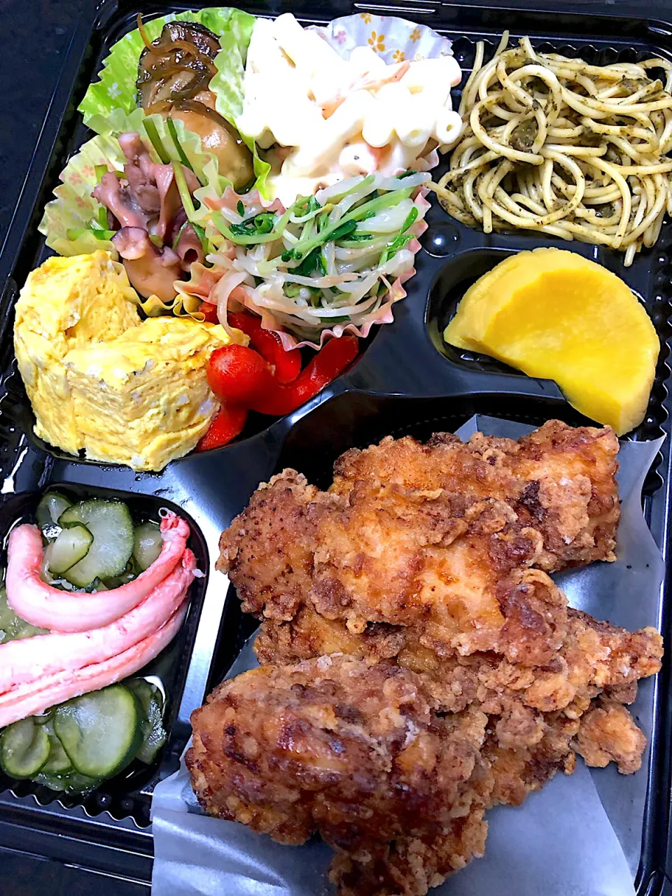 日替り弁当　唐揚げご飯なし！|saturnさん