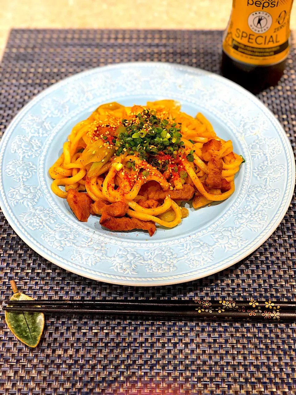 味噌焼き豚焼うどん🐽！|Mayumiさん