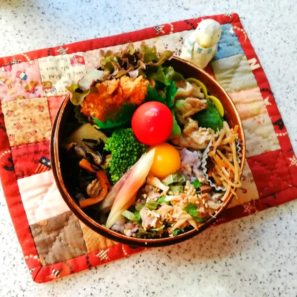 Snapdishの料理写真:昨日のお弁当😊|naonaomimichanさん