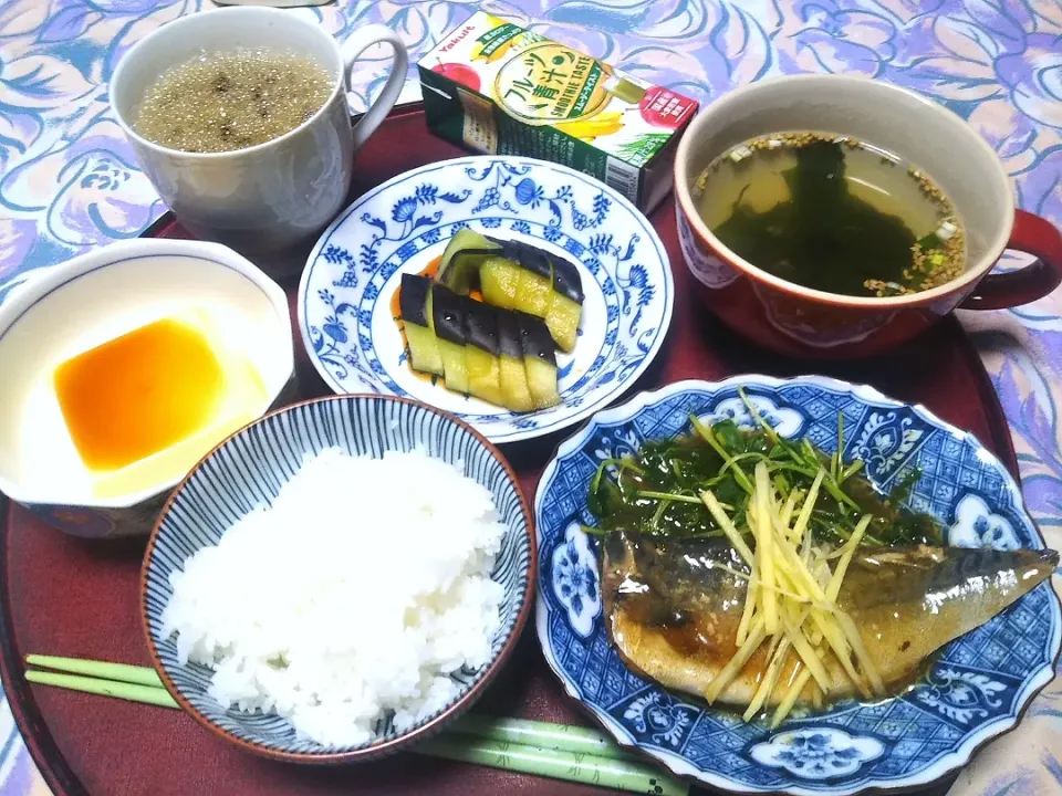 よねばーばの朝ごはん
鯖の味噌煮|yoneばーばさん