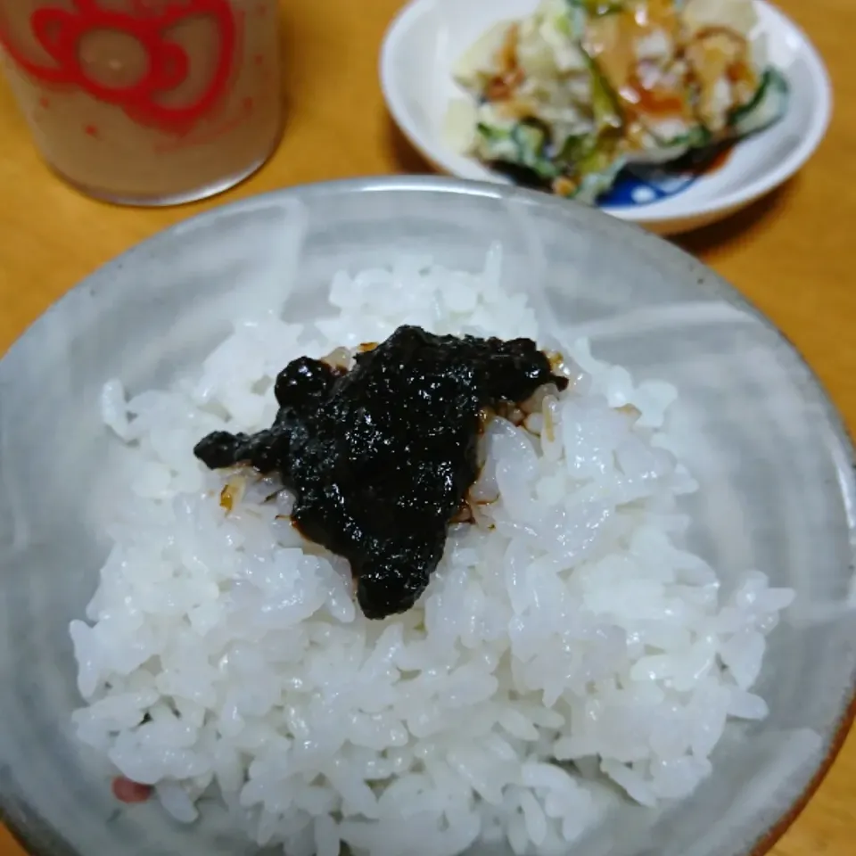 海苔の佃煮のせて🍚|しまだ ちえこさん