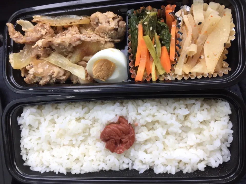 弁当　ぶたの片栗粉焼き|ssssskkkkkさん