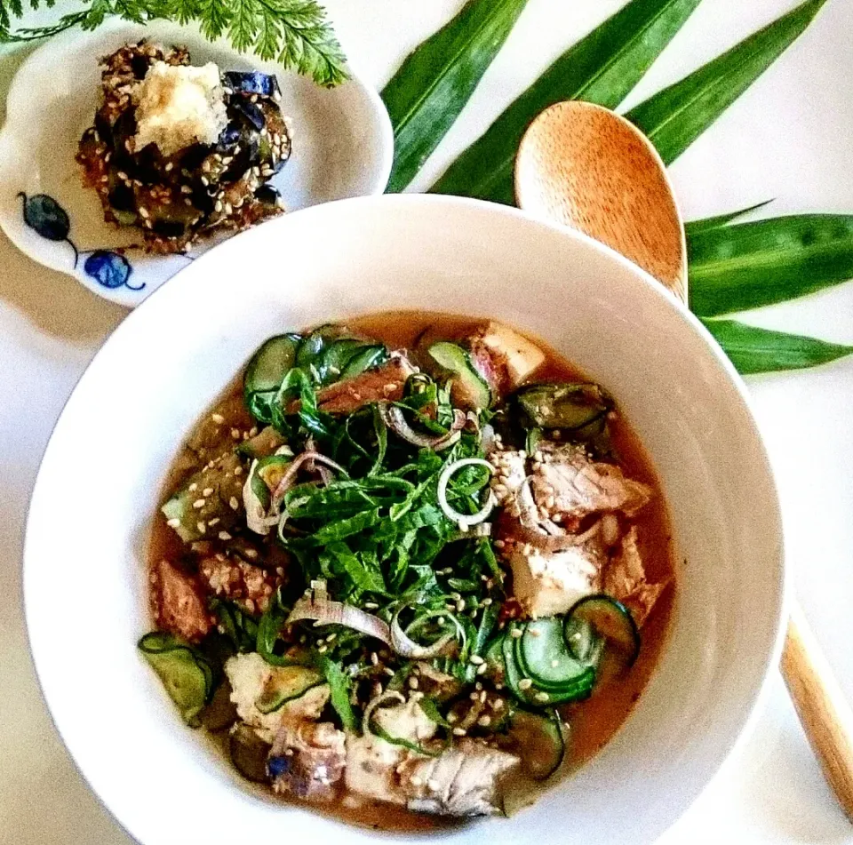 鯖の水煮缶で冷や汁☝|瑞さん