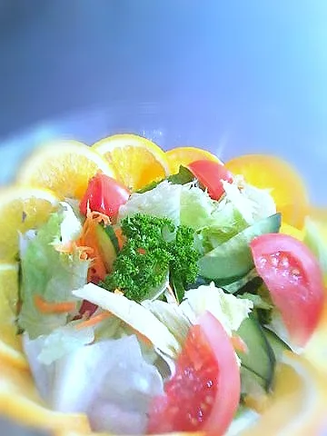 tropical island salad|Chef Keziusさん