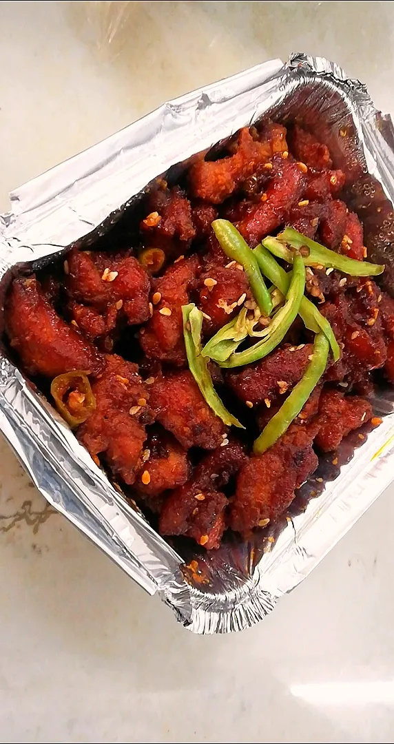 Honey chilli chicken🍗🍯|Hayat_emayaさん