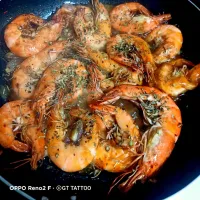 spicy buttershrimp with rosemary and garlic|Don Madrazoさん