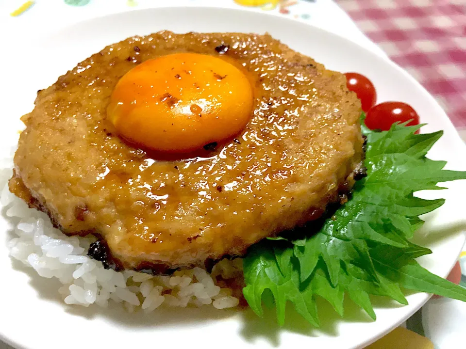 ガッツリ大きなつくね丼♪|Loveミニーさん